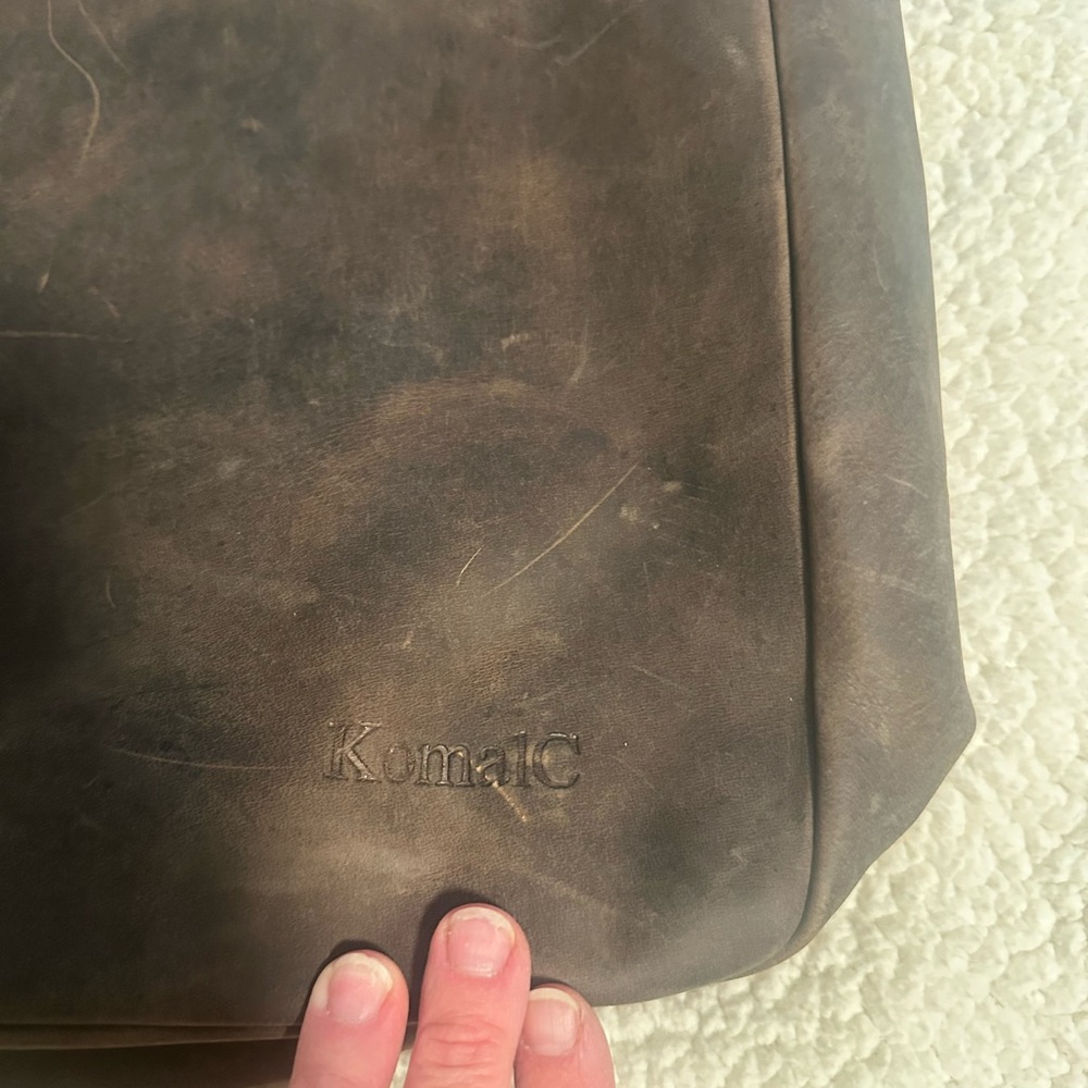 Vintage Leather Messenger Bag for Men - Picture 5 of 5